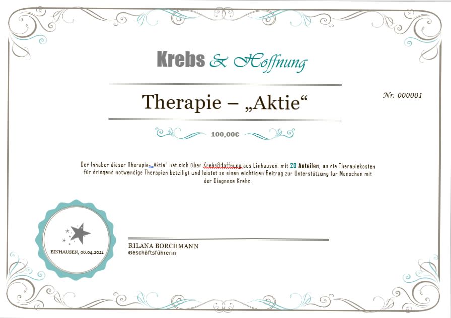 Therapie - "Aktie"